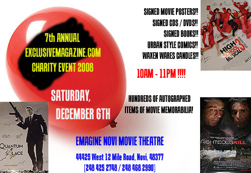 Saturday, Dec. 6th - Charity Event 2008 Info!!!